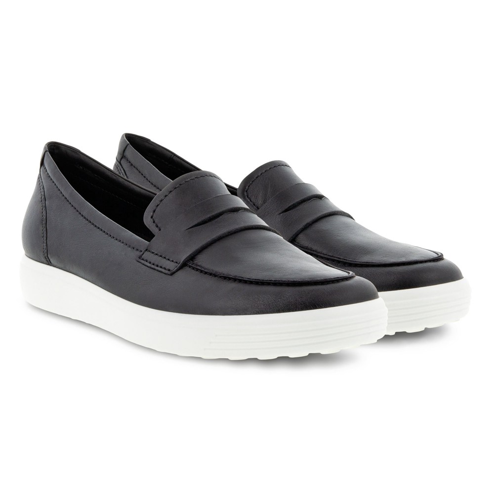 Loafers Mujer - ECCO Soft 7 - Negros - ZDR623540